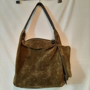 Dooney Bourke Suede and Leather Tote